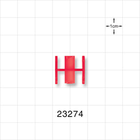 Female Luer Lock, Female Luer Lock, Red -  - 23274