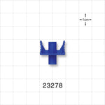 Female Luer Lock, Female Luer Lock, Blue -  - 23278