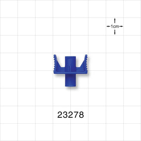 Female Luer Lock, Female Luer Lock, Blue -  - 23278