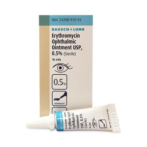 Erythromycin 0.5% Ophthalmic Ointment - 24208-0910-55 - 1 Each - MDL-24208-910-55
