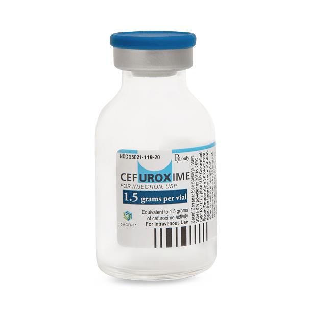 Cefuroxime Injection - 25021-0119-02 - 25 Each - MDL-25021-119-20