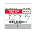 Sagent Pharmaceuticals ADENOSINE Syringe 25021-0301-67 - 10.0 Each