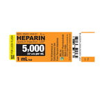 Sagent Pharmaceuticals 25021-0402-10 Heparin Sodium Injection, 5,000 Units / mL, Multi-Dose Vial, 25 x 10 mL - MDL-25021-402-10 - 25 Each