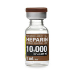 Sagent Pharmaceuticals 25021-0403-01 Heparin Sodium Injection, 10,000 Units / mL, Single-Dose Vial, 25 x 1 mL - MDL-25021-403-01 - 25 Each