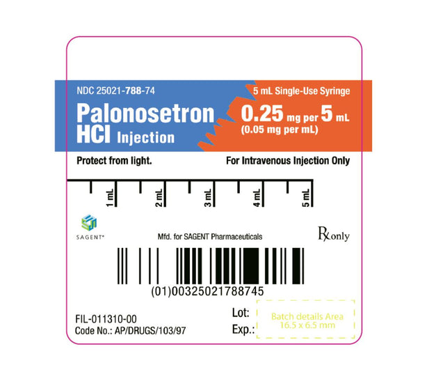 Palonosetron Injection - 25021-0788-74 - 5 Each - MDL-25021-788-74