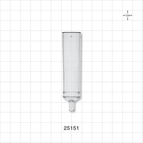 Drip Chamber - 0.638 inch Diameter (16.2 mm); 0.157 inch - 0.15 inch ID Tubing Port (4 mm – 3.8 mm) - 25151