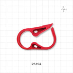 Pinch Clamp, Ratchet-Style, Red - Fits 3/4 inch OD Tubing (0.75 inch, 19.1 mm) - 25154