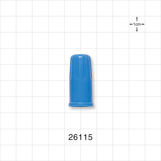Non-Threaded Cap, Non-Vented, Blue -  - 26115
