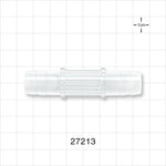 Straight Connector, Barbed, Natural - Fits 1/2 inch ID Tubing (0.5 inch, 12.7 mm) - 27213