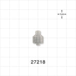 Threaded Connector, Male Luer Lock, Natural - 1/4"-28 UNF - 27218