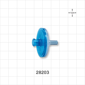 Hydrophobic Filter, Female Luer Lock Inlet to Male Slip Outlet - 25 mm; 0.2 micron - 28203