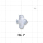 Hydrophobic Filter, Female Luer Lock Inlet, Male Luer Lock Outlet - 17 mm; 0.45 micron - 28211