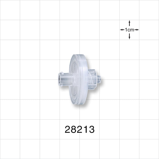 Hydrophobic Filter Female Luer Lock Inlet, Male Luer Lock Outlet - 17 mm; 0.2 micron - 28213