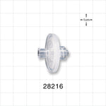 Hydrophilic Filter, Female Luer Lock Inlet, Male Luer Lock Outlet - 25 mm; 0.2 micron - 28216