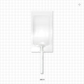 Bag, 1 Tube Port, Non-Sterile - 50 ml; 1 Tube 0.236 inch ID x 0.327 inch OD (5.99 mm x 8.31 mm) - 28513