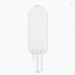 Flexboy 2D Bag Chamber, 3 Tube Ports, Non-Sterile - 250 ml; 2 Tubes 1/4 inch ID x 5/16 inch OD; 1 Tube 3/16 inch ID x 1/4 inch OD - 28604
