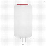 Flexboy 2D Bag Chamber, 3 Tube Ports, Non-Sterile - 10 Liter; 2 Tubes 3/8 inch ID x 15/32 inch OD; 1 Tube 3/16 inch ID x 1/4 inch OD - 28612