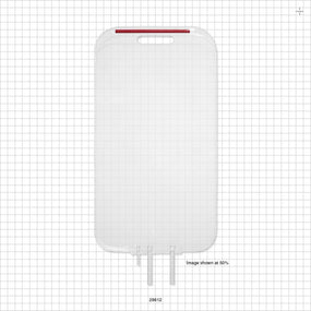 Flexboy 2D Bag Chamber, 3 Tube Ports, Non-Sterile - 10 Liter; 2 Tubes 3/8 inch ID x 15/32 inch OD; 1 Tube 3/16 inch ID x 1/4 inch OD - 28612