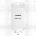 Flexsafe 2D Bag Chamber, 2 Ports, Non-Sterile - 500 ml; Both Ports Fit 1/4 inch ID Tubing (0.25 inch, 6.35 mm) - 28618