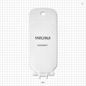 Flexsafe 2D Bag Chamber, 2 Ports, Non-Sterile - 250 ml; Both Ports Fit 1/8 inch ID Tubing (0.125 inch, 3.18 mm) - 28631