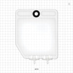 2D Bag Chamber, 2 Ports, Non-Sterile - 100 ml; Both Ports Fit 1/8 inch ID Tubing (0.125 inch, 3.18 mm) - 28701