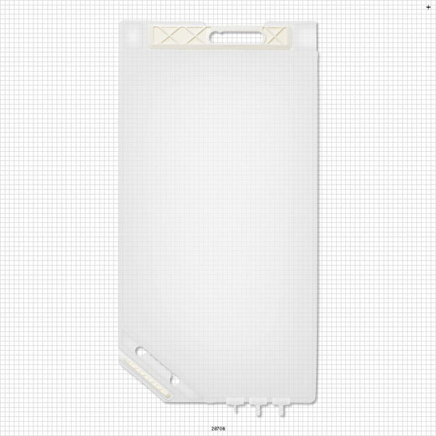 2D Bag Chamber, 3 Ports, Non-Sterile - 20 Liter; 2 Ports Fit 3/8 inch ID Tubing (0.375 inch, 9.53 mm); 1 Port Fits 1/8 inch ID Tubing (0.125 inch, 3.18 mm) - 28708