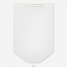 2D Bag Chamber, 3 Ports, Non-Sterile - 50 Liter; 2 Ports Fit 3/8 inch ID Tubing (0.375 inch, 9.53 mm); 1 Port Fits 1/8 inch ID Tubing (0.125 inch, 3.18 mm) - 28709