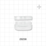 Clear Double Wall Jar & Clear Cap - 5 gram, 5 ml, 0.17 oz. - 29258