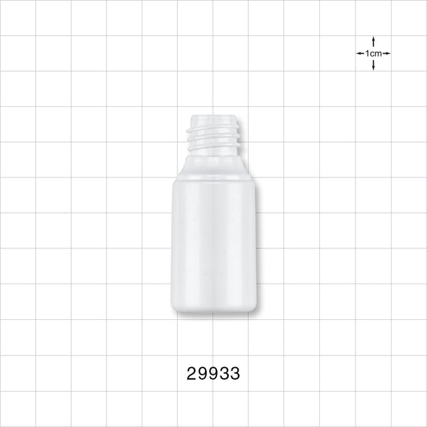 15ml White Cylinder Bottle, Bulk Packed - 15 ml, 0.5 oz. - 29933