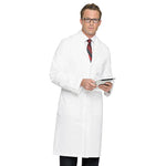 Landau Uniforms Men's Full-Length White Twill Lab Coat with 5 Buttons 3138 WWF 38 - 1.0 Each