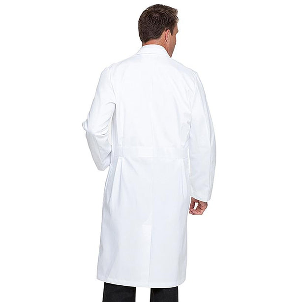 Landau Uniforms Men's Full-Length White Twill Lab Coat with 5 Buttons 3138 WWF 46 - 1.0 Each
