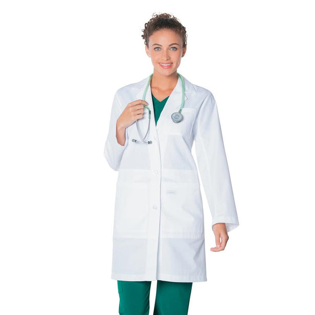 Landau Uniforms Women's 5-Pocket Full-Length Notebook Lab Coat 3165 WWXY 10 - 1.0 Each