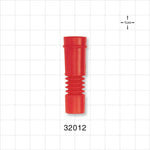 Suction Connector, Red - Fits 30 FR OD Tubing (0.393 inch, 10 mm) - 32012