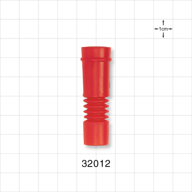 Suction Connector, Red - Fits 30 FR OD Tubing (0.393 inch, 10 mm) - 32012