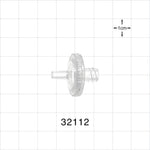 Transducer Protector, Male Luer Slip Inlet, Female Luer Lock Outlet - 0.2 Micron - 32112