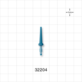 Guide Wire J Straightener, Blue - 0.09 OD (2.3 mm); Fits 0.025  to 0.03 inch Guide Wires (2.3 mm; 0.635 - 0.762 mm) - 32204