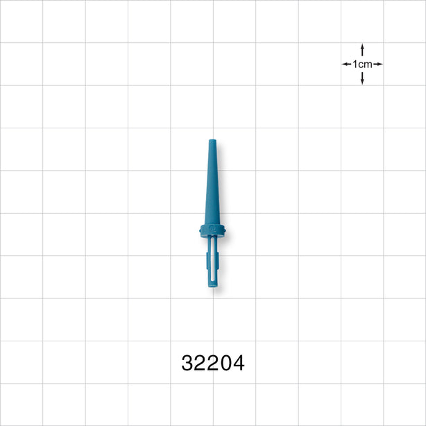 Guide Wire J Straightener, Blue - 0.09 OD (2.3 mm); Fits 0.025  to 0.03 inch Guide Wires (2.3 mm; 0.635 - 0.762 mm) - 32204