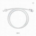 High-Pressure Extension Line, Female Luer Lock to Male Luer Lock - 0.071 inch ID x 0.188 inch OD (1.8 mm x 4.8 mm); 30 inch Length (762 mm); 1200 psi - 33012