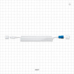 Coiled Extension Line, Female Luer Lock to Male Luer Lock with Non-Vented Caps - 0.06 inch ID x 0.1 inch OD (1.5 mm x 2.5 mm); 78 inch (1981 mm) - 33027