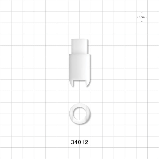 Tubing Weight, Natural - Fits 1/2 inch ID Tubing (0.5 inch, 12.7 mm) - 34012