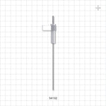 OneShot™ Inova Style Single-Use Filling Needle, 8 mm Hub, Barbed - 1.5 mm Needle ID; Fits 1/16 inch ID Tubing (0.063 inch, 1.59 mm) - 34102