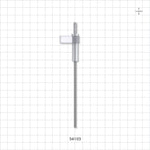 OneShot™ Inova Style Single-Use Filling Needle, 8 mm Hub, Barbed - 2.5 mm Needle ID; Fits 1/8 inch ID Tubing (0.125 inch, 3.18 mm) - 34103