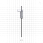 OneShot™ Inova Style Single-Use Filling Needle, 13 mm Hub, Barbed - 2.5 mm Needle ID; Fits 1/8 inch ID Tubing (0.125 inch, 3.18 mm) - 34105