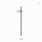 OneShot™ Inova Style Single-Use Filling Needle, 8 mm Hub, Barbed - 4 mm Needle ID; Fits 3/16 inch ID Tubing (0.188 inch, 4.76 mm) - 34106