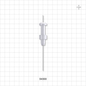 OneShot™ IMA Style Single-Use Filling Needle, Non-Barbed - 0.8 mm Needle ID; Fits 1/32 inch ID Tubing (0.031 inch, 0.79 mm) - 34300