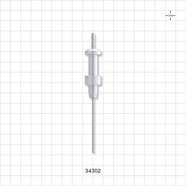 OneShot™ IMA Style Single-Use Filling Needle, Barbed - 1.5 mm Needle ID; Fits 1/16 inch ID Tubing (0.063 inch, 1.59 mm) - 34302