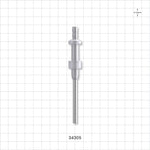 OneShot™ IMA Style Single-Use Filling Needle, Barbed - 4 mm Needle ID; Fits 3/16 inch ID Tubing (0.188 inch, 4.76 mm) - 34305