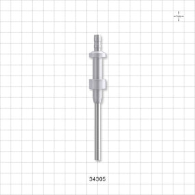 OneShot™ IMA Style Single-Use Filling Needle, Barbed - 4 mm Needle ID; Fits 3/16 inch ID Tubing (0.188 inch, 4.76 mm) - 34305