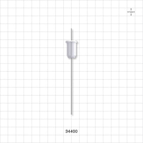 OneShot™ Bausch and Ströbel Style Single-Use Filling Needle, Non-Barbed - 0.8 mm Needle ID; Fits 1/32 inch ID Tubing (0.031 inch, 0.79 mm) - 34400