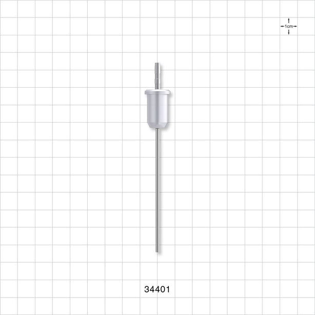 OneShot™ Bausch and Ströbel Style Single-Use Filling Needle, Barbed - 1.6 mm Needle ID; Fits 1/16 inch ID Tubing (0.063 inch, 1.59 mm) - 34401